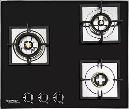 Hindware Gloria Plus 3B 60 CM Stainless Steel Automatic Hob (3 Burners) Hindware Gloria Plus 3B 60 CM Stainless Steel Automatic Hob (3 Burners)